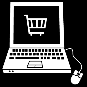 laptop: online winkelen